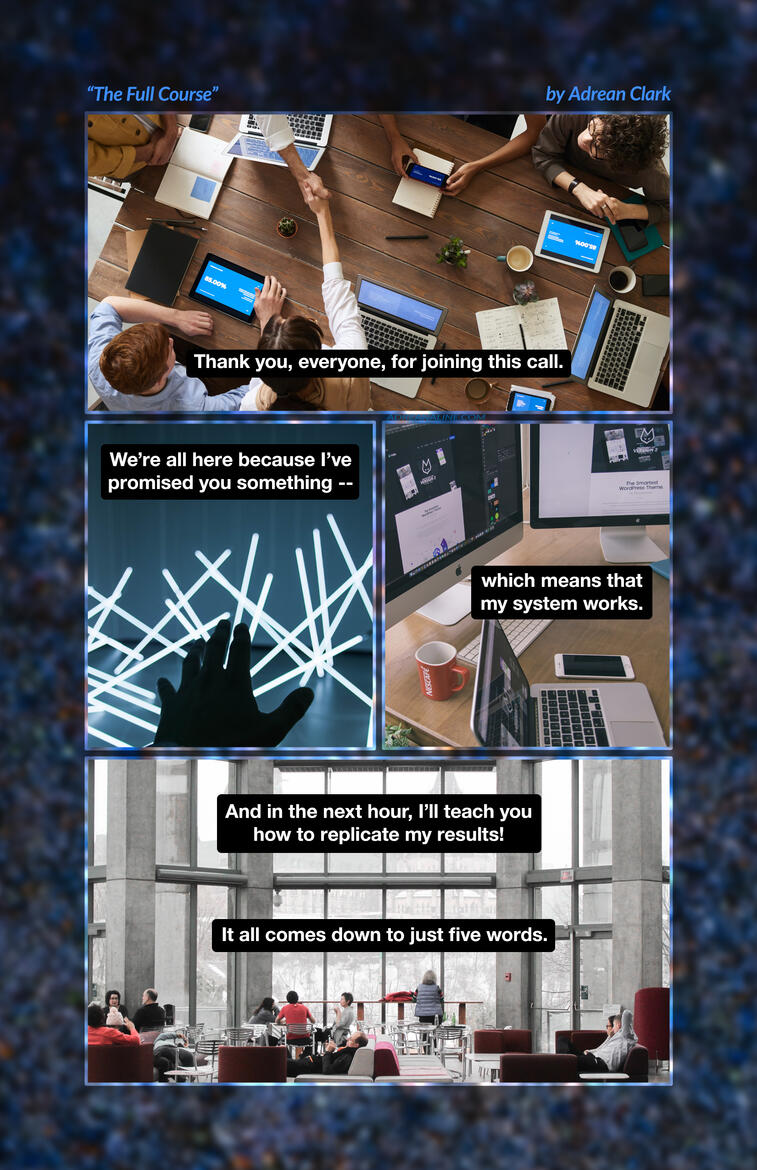 &quot;The Full Course&quot; Page 1 for Don&#39;t Look Now Anthology