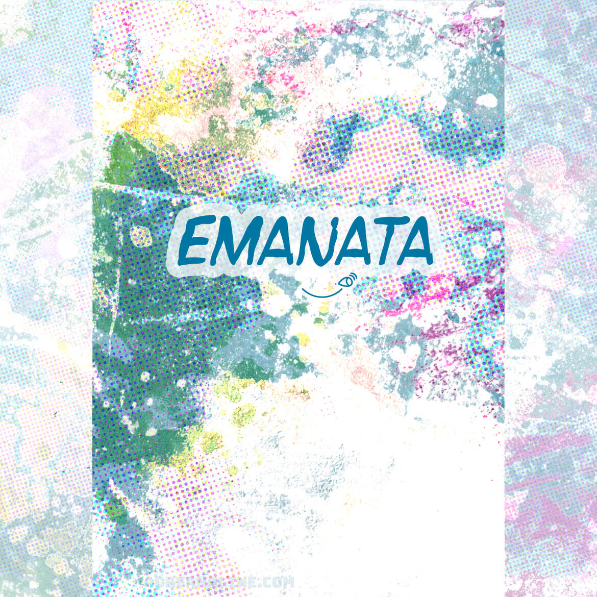 Ink-spotted cover of Emanata zine